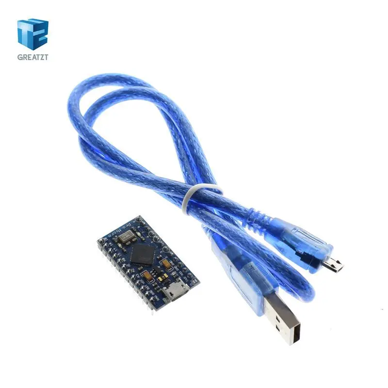 ATMEGA32U4 and wire Завеса Pro Micro ATmega32U4 5V 16 МГц заменить ATmega328 для Arduino Pro Mini с 2 Row штыревые для Leonardo Mini Usb Интерфейс - Цвет: ATMEGA32U4 and wire