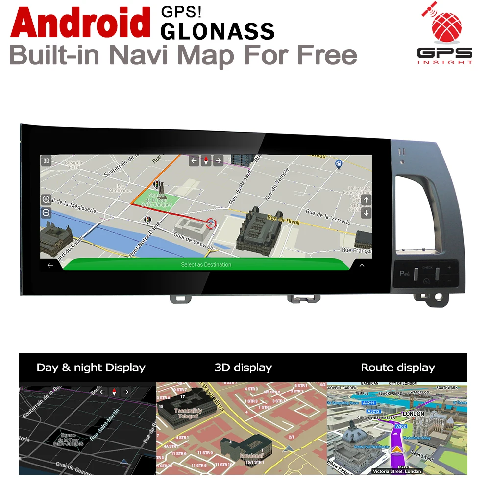 Автомобильный GPS мультимедийный плеер Android для Audi Q7 4L 2006 ~ 2009 MMI HD экран стерео