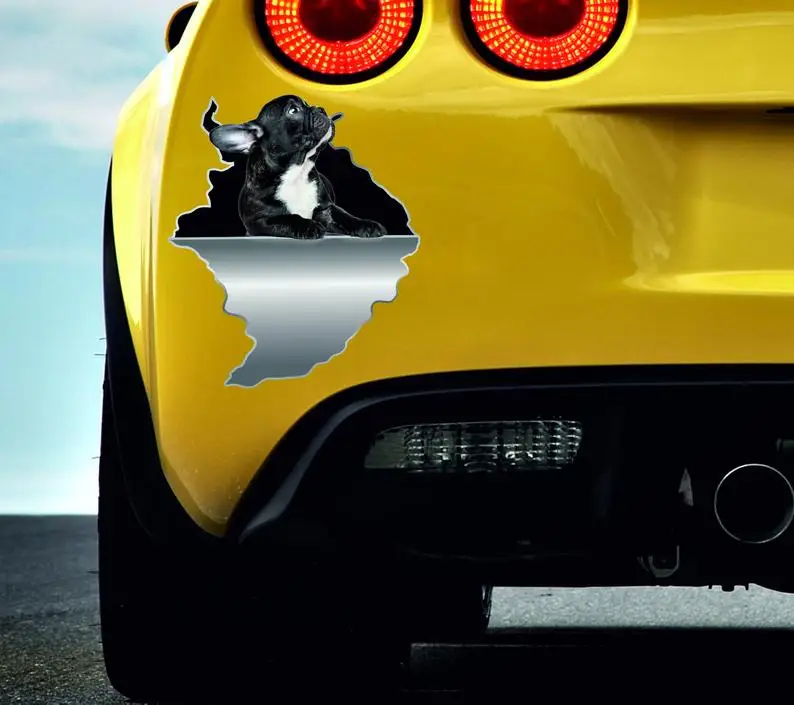 

Frenchie car sticker Bulldog sticker French Bulldog French Bulldog decal Frenchie sticker Vinyl sticker Dog lover gift