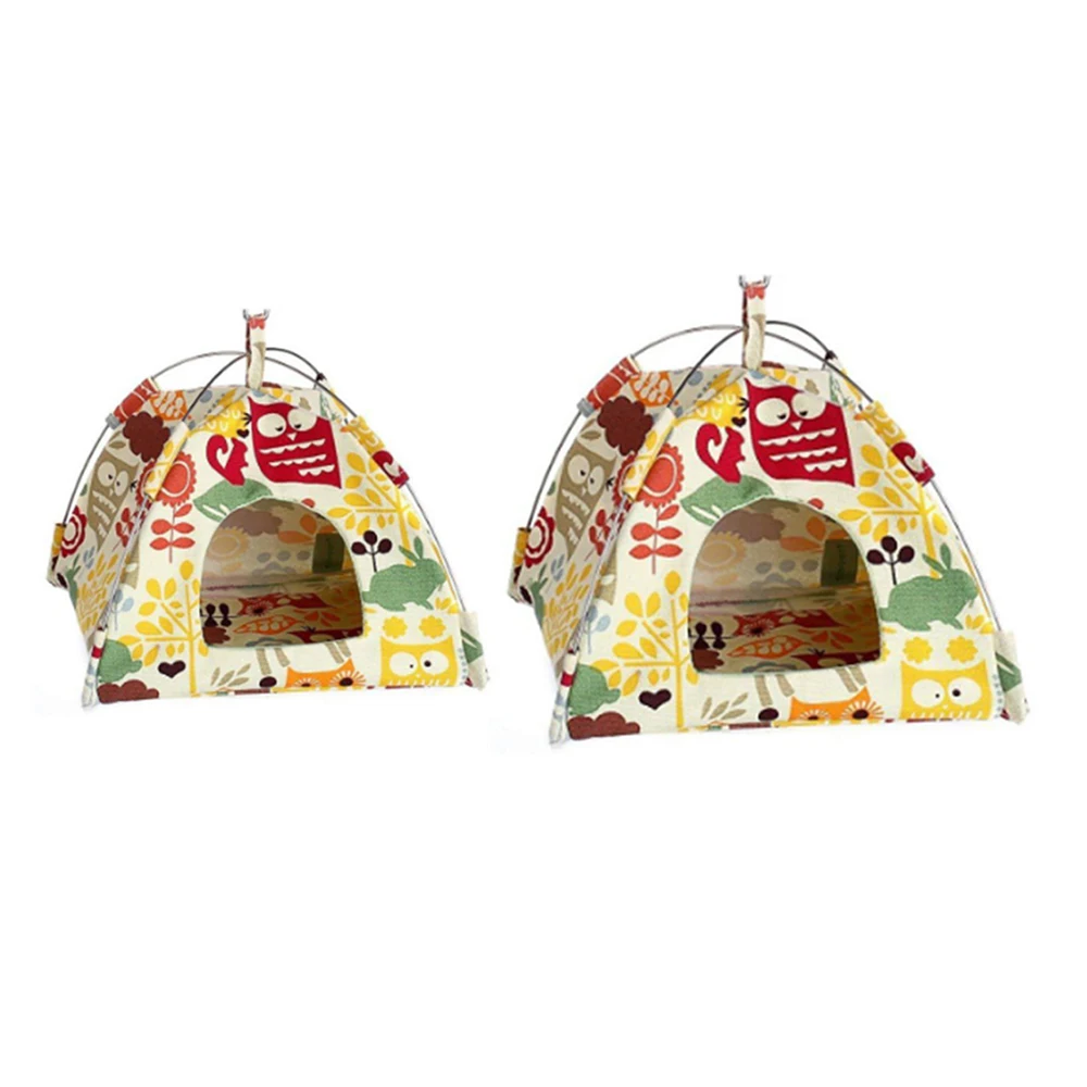 Маленькая палатка для домашних животных Птичье гнездо хомяк Шиншилла гамак