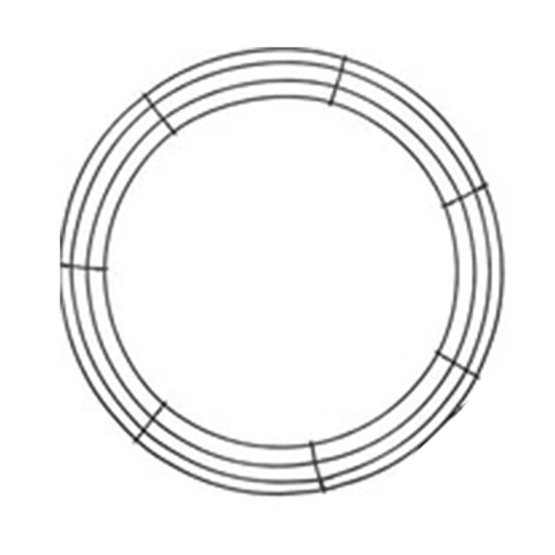 

10Pcs Christmas Metal Decoration Wreath Christmas Metal Wreath Ring Wedding Decorative Wreath Metal Wreath Frames Home