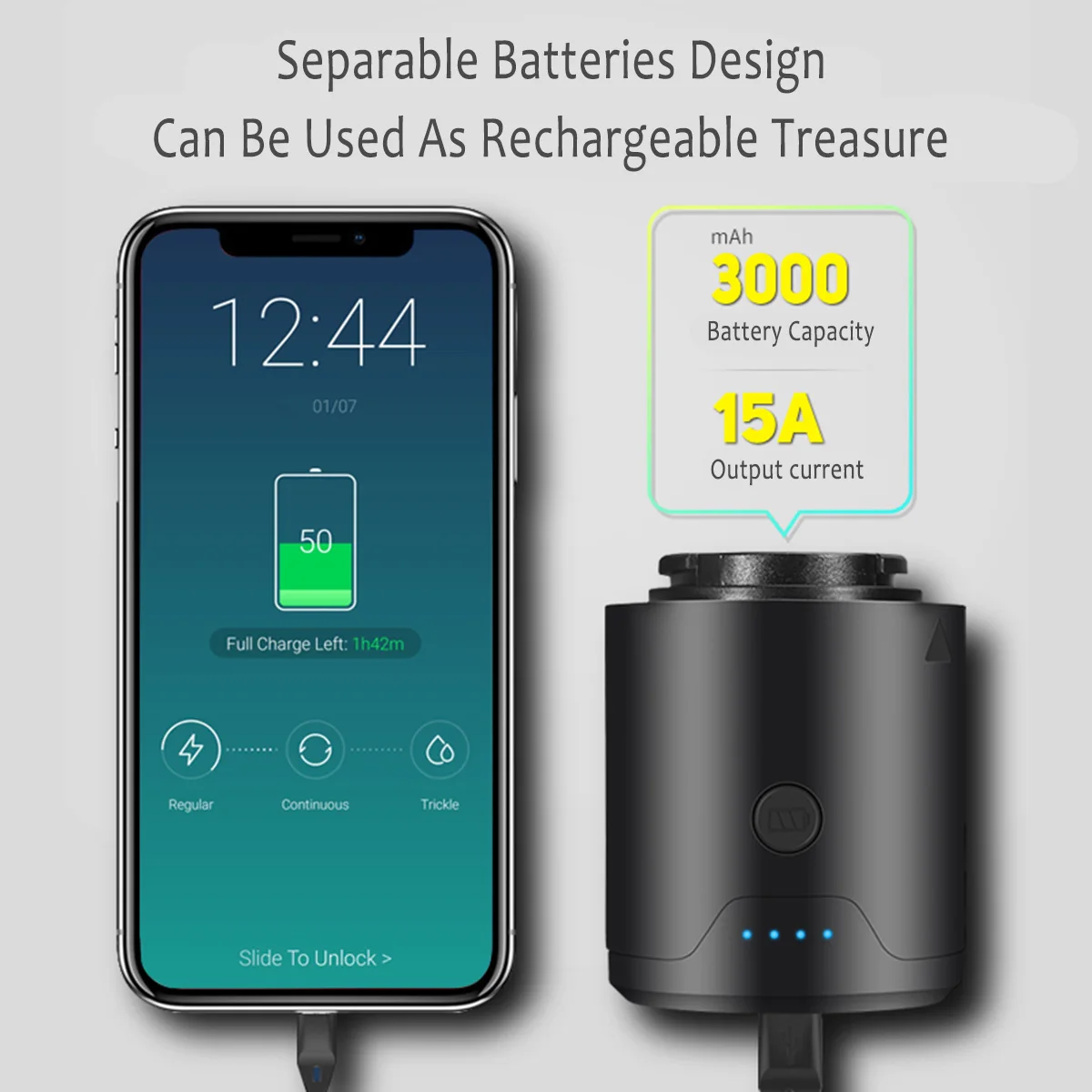 Беспроводной портативный воздушный компрессор 3000mAh 35L/min 12V 150 PSI Надувное