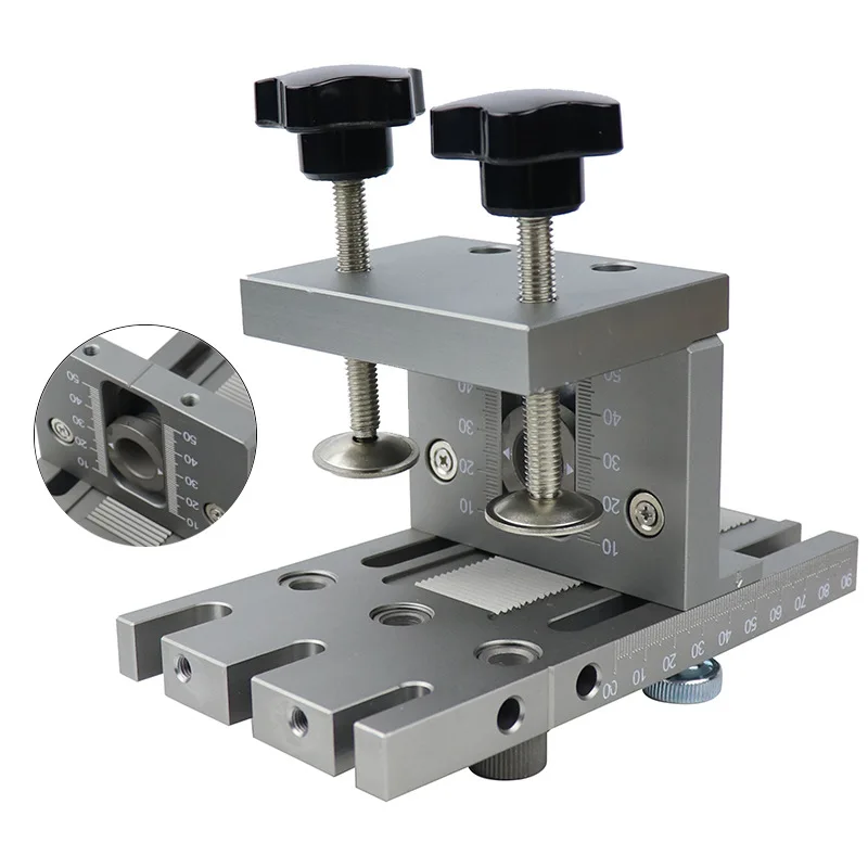 

Woodworking Hole Opener, Straight Hole Punch, Three-in-One Punching Positioner