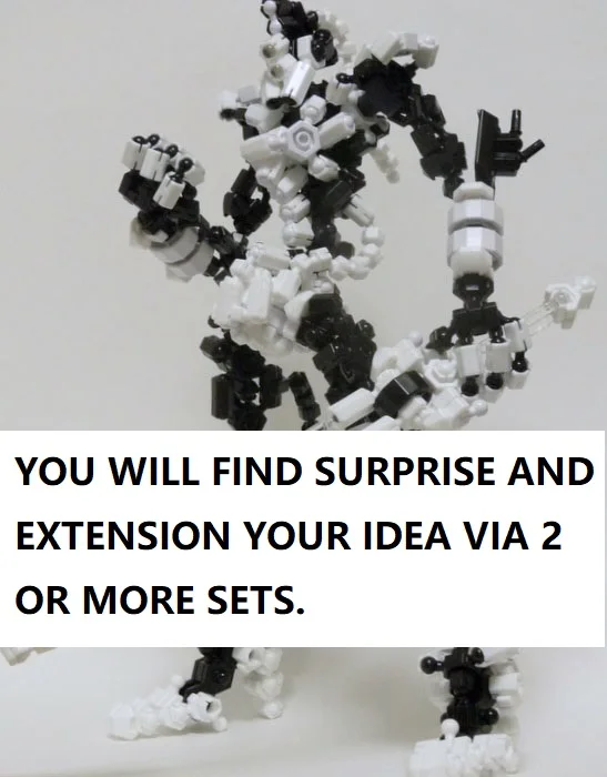 ThinkEasy головоломка DIY робот игрушка фигурки блоки игрушки 100 шт. детали детская