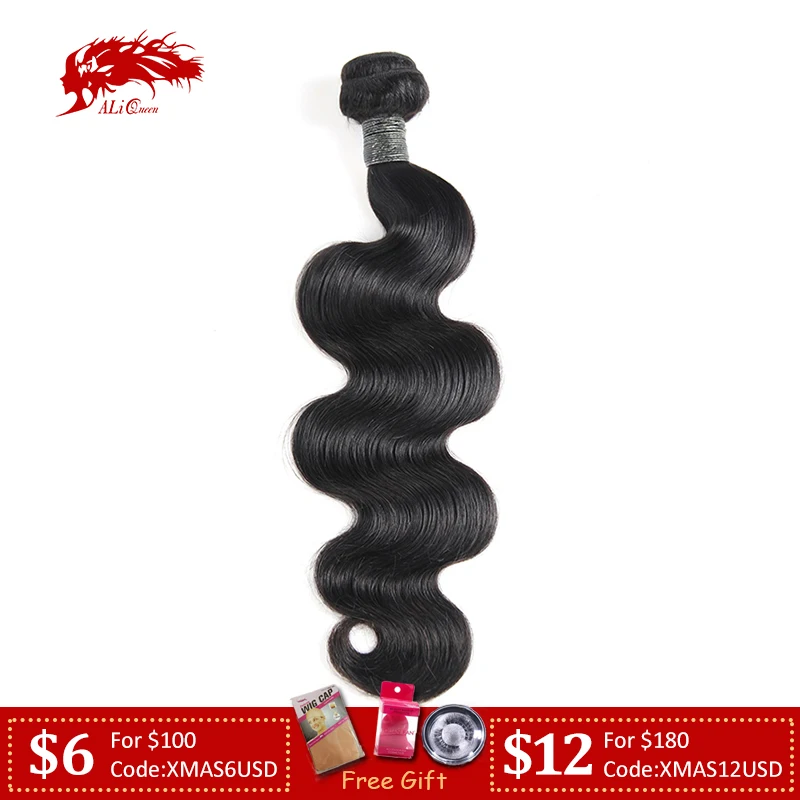 Али queen hair перуанские волосы 1/3/4 шт. волнистые человеческие волосы Пряди 1"-26" натуральный Цвет м/7A Remy Инструменты для завивки волос