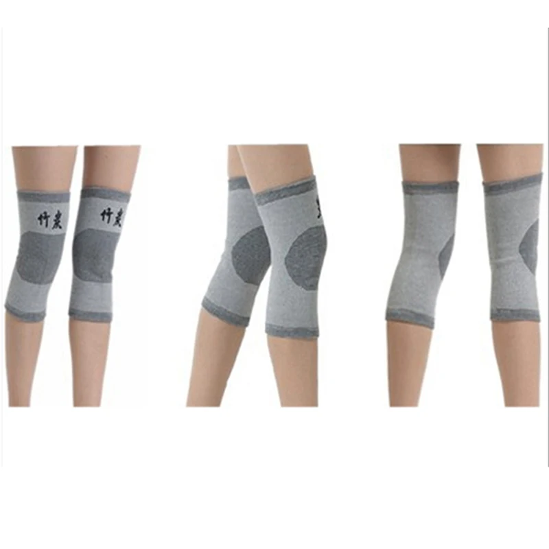 

1Pair Winter High Elastic Warm Knee Pads Bamboo Charcoal Cold Breathable Self-heating Knee Pads Outdoor Climbing Knee Pads