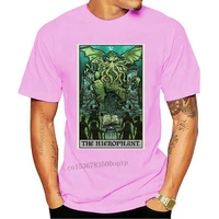 new the hierophant tarot card shirt cthulhu halloween horror gift witch clothing men gyms fitness tee shirt