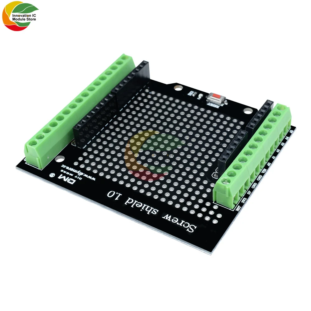 Винтовой щит Proto для Arduino кнопка сброса с открытым исходным кодом светодиод D13
