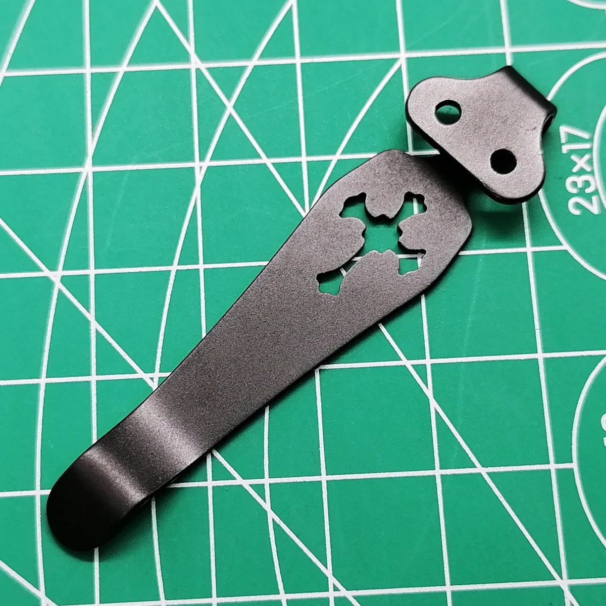 OEM титановый Карманный клип для ножа талии 2 отверстия Spyderco военизированный pm2 c81