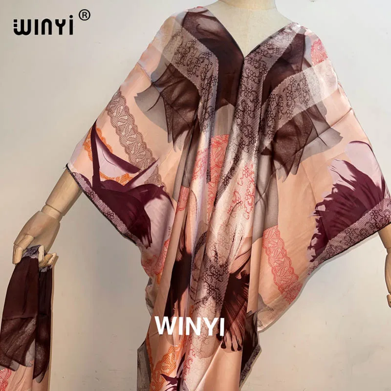 WINYI 2021 Dresses For Women Quarter Arabia Design Loose платье Maxi Long Femme Vestidos Summer Autumn Party Elegant Dress