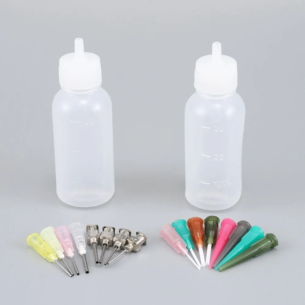 

30ml Tattoo Bottle Diffuser Applicator Squeeze Plastic Drawing Convenient Supply Wash Detailing Nozzle Tip Set Tattoo Tools