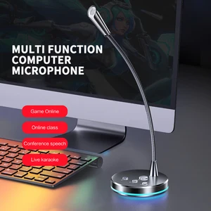 computer microphone 360° adjust freely studio speech microphone gaming chatting usb microphone desktop pc laptop free global shipping