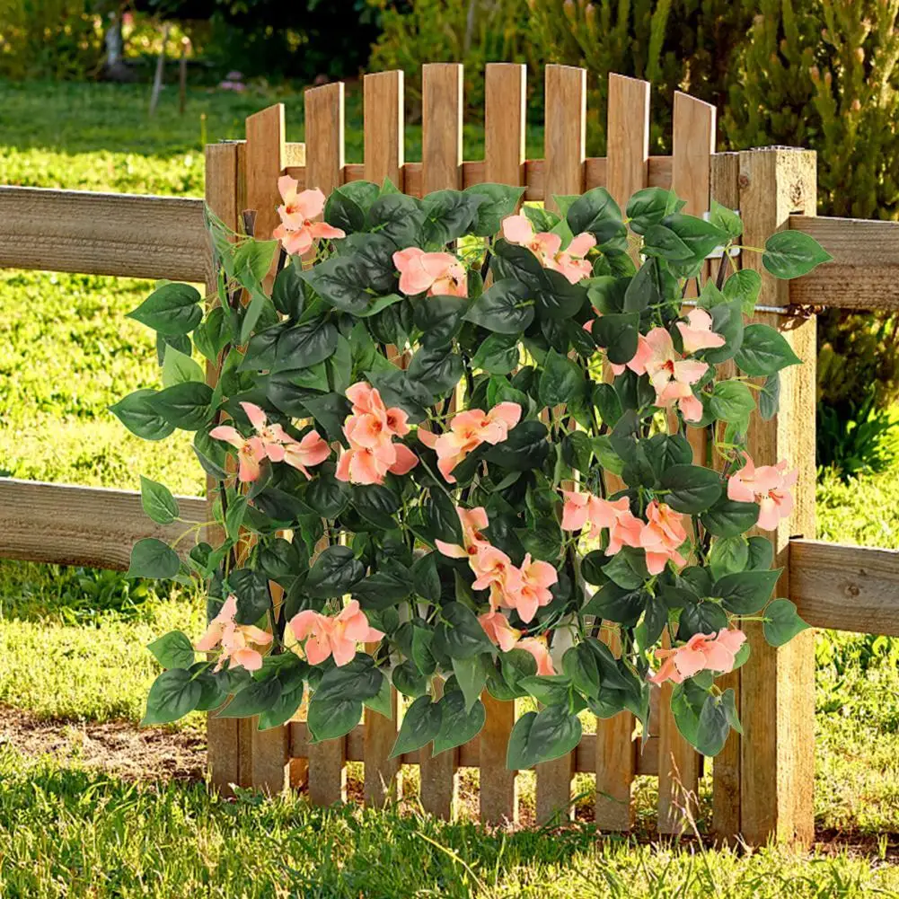

Easy to Use Beautiful Simulation Fence Garden Decoration Reusable Artificial Privacy Fence Firmly Structure for Yard