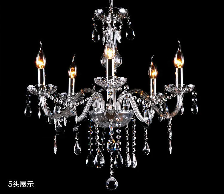 

Modern Chandelier Lustre Crystal Chandeliers 4/6/8/10/12/15/18 Arms Optional Lustres De Cristal Chandelier LED Without Lampshade