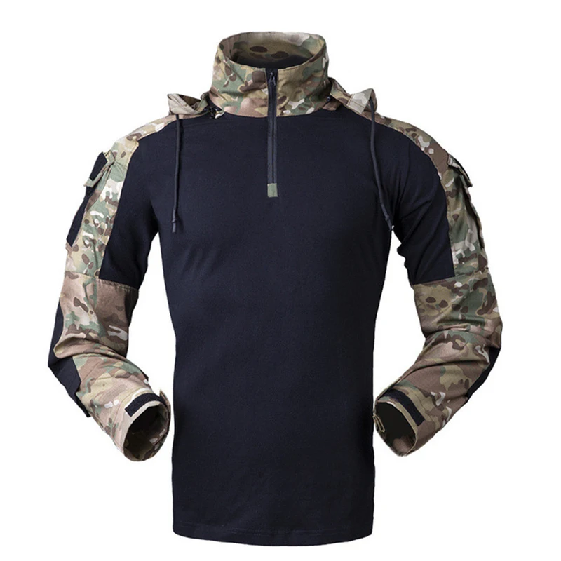 Тактическая камуфляжная Униформа Gen3 с капюшоном Военная рубашка армейский