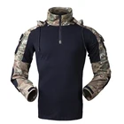 Тактическая Униформа Gen3 с капюшоном, камуфляжная рубашка в стиле милитари, армейский фанат, CS полевая стрельба, боевые топы, мужские уличные спортивные походные рубашки