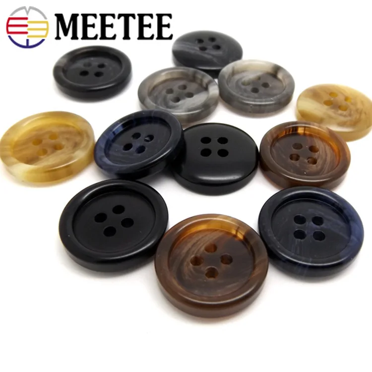 50 шт. новинка окрашенная пуговица с 4 отверстиями Круглый хвостовик изысканная