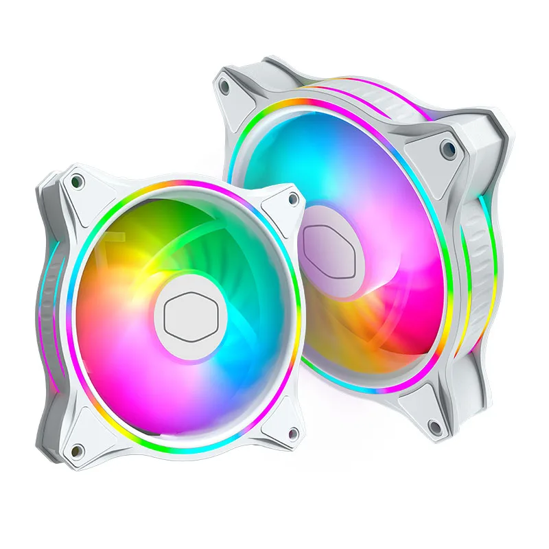 Вентилятор охлаждения шасси бесшумный и цветной 120 мм 5 В/3 контакта с поддержкой