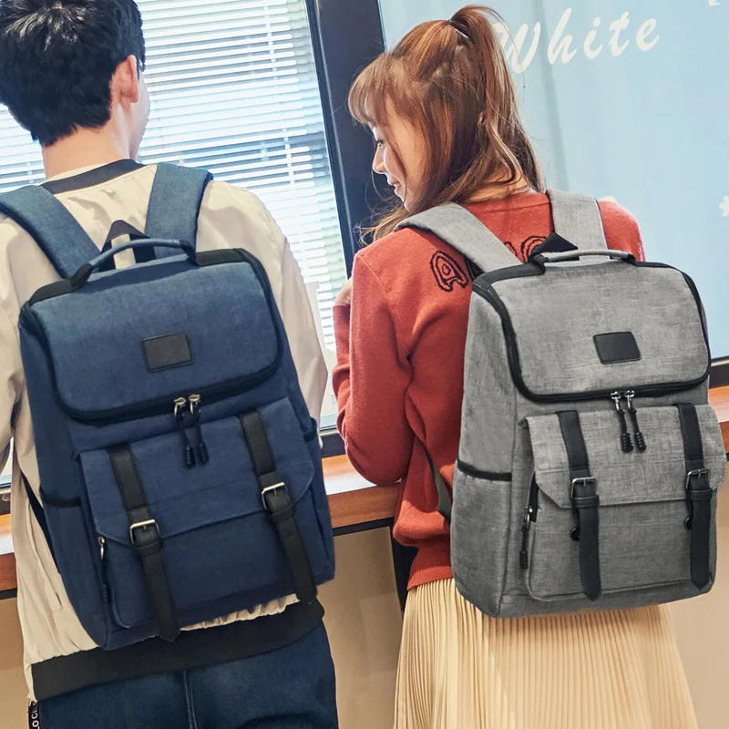 

Korean version schoolbag, computer bag, student backpack, Oxford cloth, men's shoulder bag, male bag.