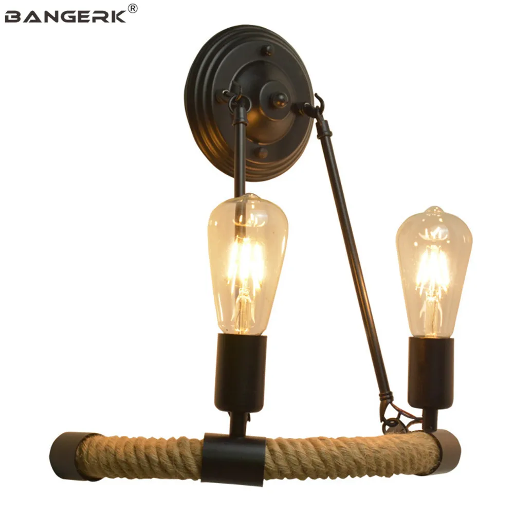 Американский настенный светильник Эдисона с двойным чердаком светодиодный