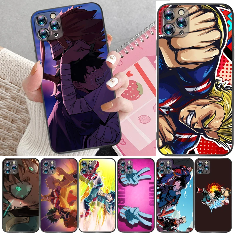 

My Hero Academia Tomura Boku Dabi Shigaraki Todoroki Shouto Bakugou Katsuki Phone Case For iPhone 12 Pro Max SE 2020 Cases