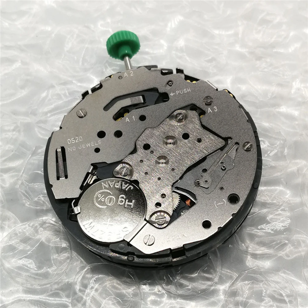 Movement For MIYOTA OS20 Quartz Watch Date at 4.5' 6' with Battery and Adjusting Stem Repair Parts | Электроника