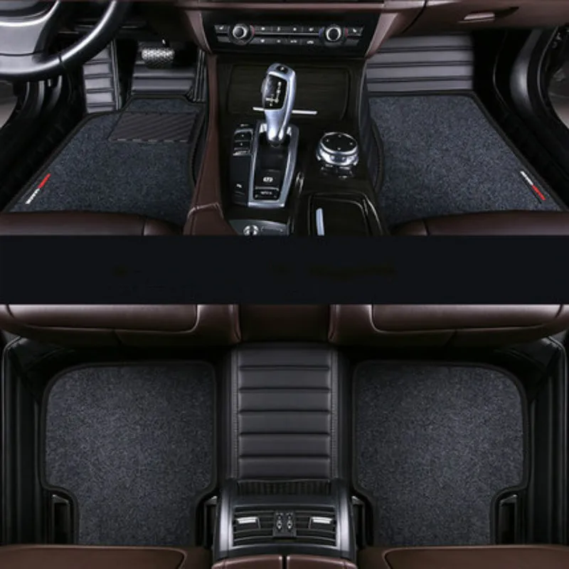 Полностью покрывающие Водонепроницаемые кожаные катушечные коврики