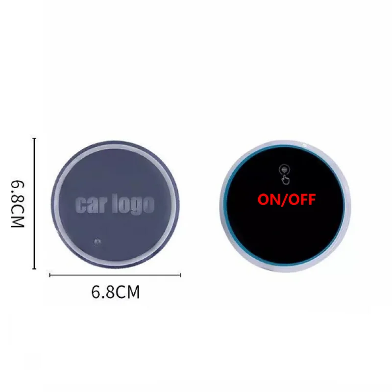 Подставки для напитков со светодиодным логотипом 2 шт. | Автомобили и мотоциклы