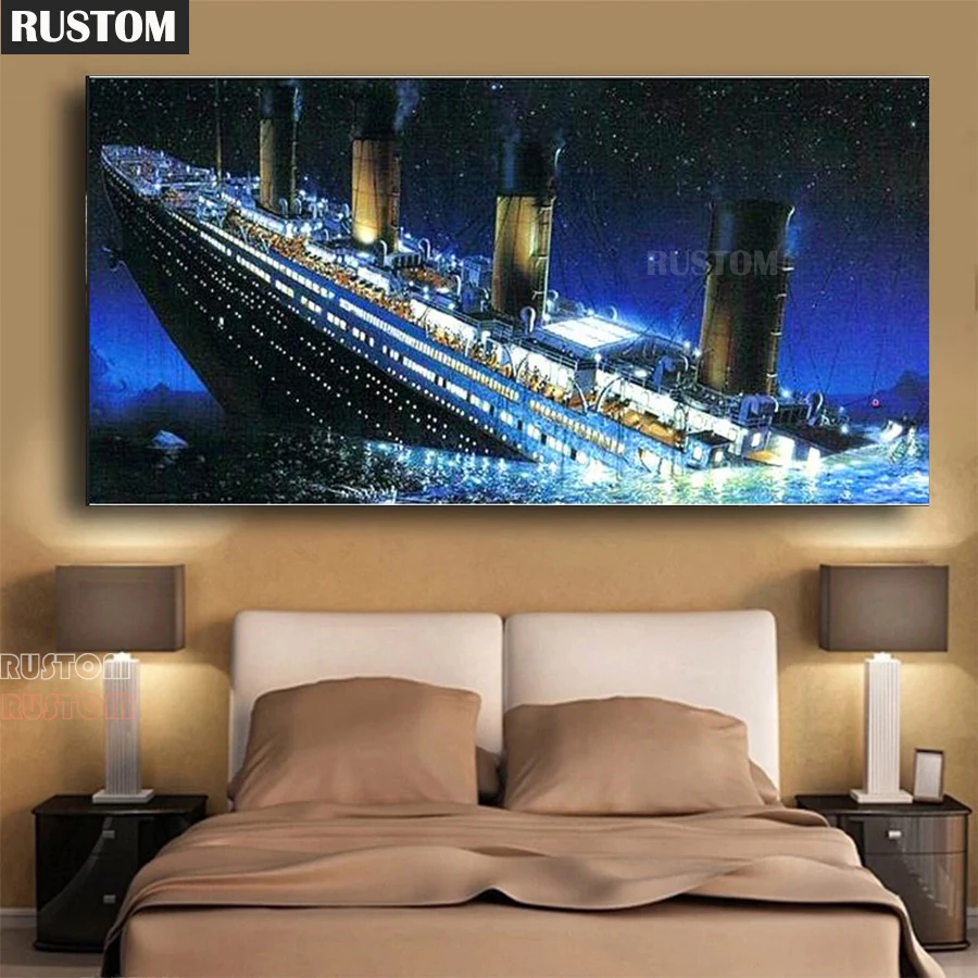 

RUSTOM New Full Square Drill 5D DIY AB Diamond Painting &quot 3D Round Scenery Embroidery set Cross Stitch Mosaic Decor gift VIP