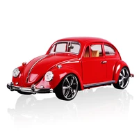 hot selling car model 118 retro vintage car volkswagen beetle alloy pull back car childrens toy