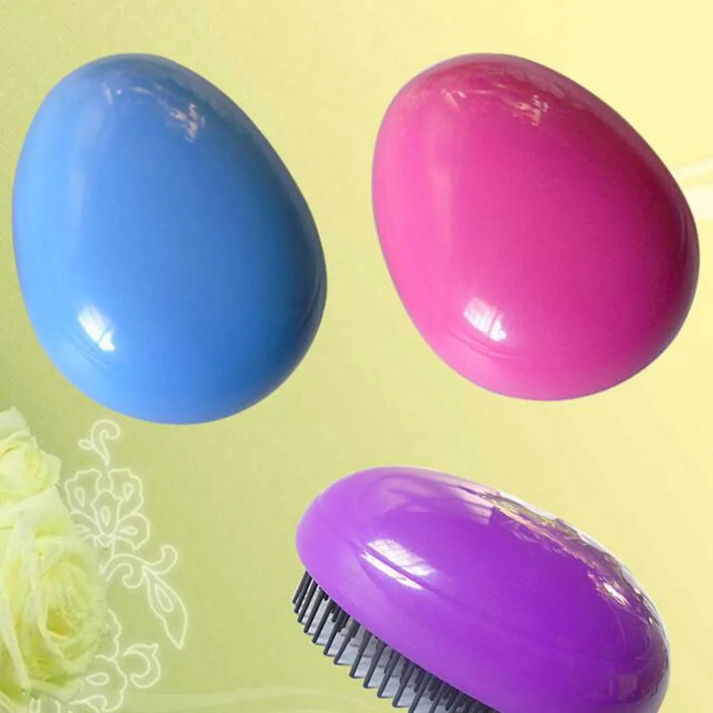 1 шт. расческа для волос в форме яйца антистатические инструменты укладки