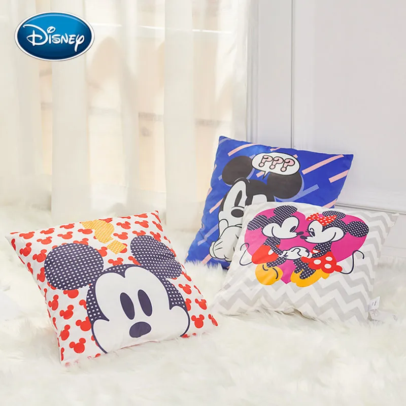 Disney Mickey Marvel 40x40 см мультфильм Подушка для дивана офиса спинка кровати автомобиля