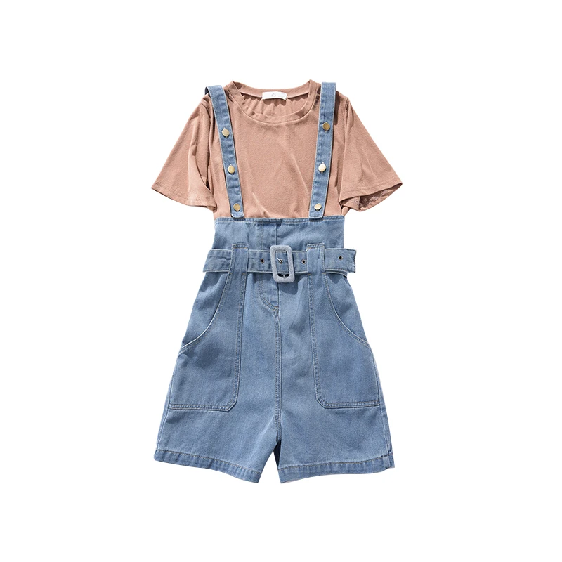 Летняя коллекция 2019 года женская одежда большого размера модные джинсовые брюки