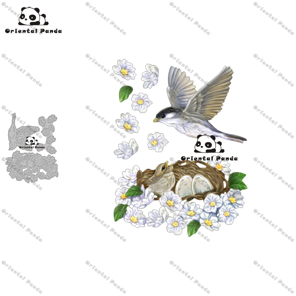 

New Dies Birds and nests Metal Cutting Dies diy Dies photo album cutting dies Scrapbooking Stencil Die Cuts Card Making die cut