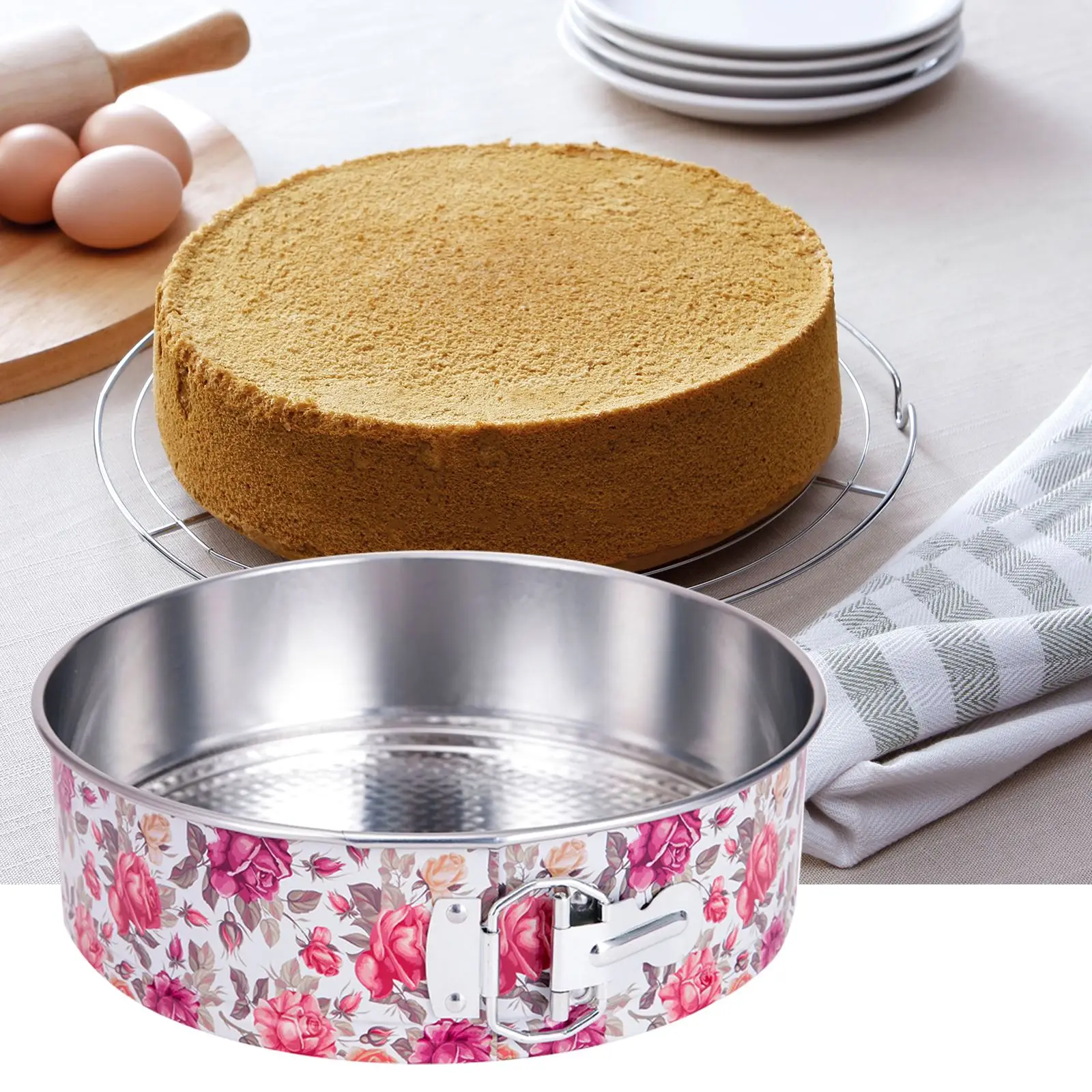 Cake Baking Tin Mold Nonstick Bakeware Pan Mould Removable Bottom For Home Kitchen Birthday Party Festival | Дом и сад