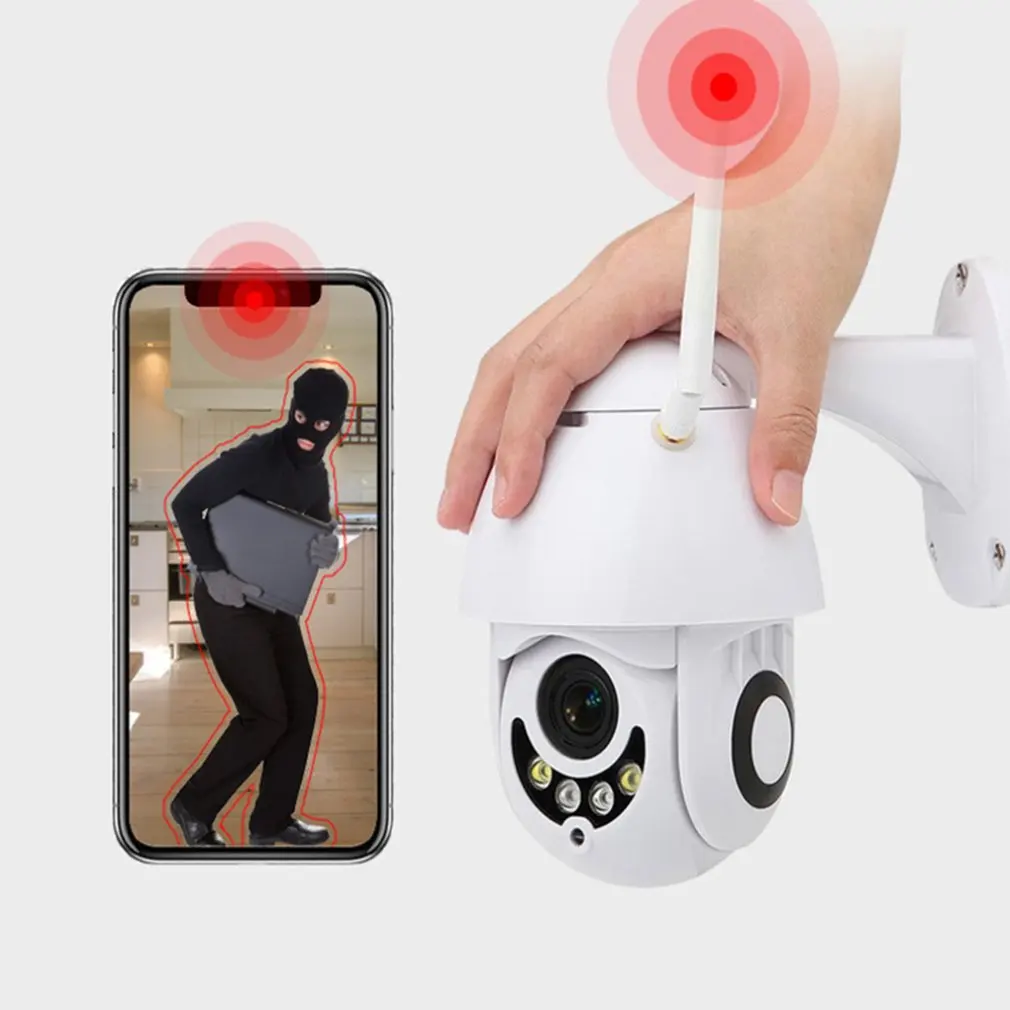 Wi Fi 1080P PTZ IP камера наружная скоростная купольная беспроводная видеонаблюдения