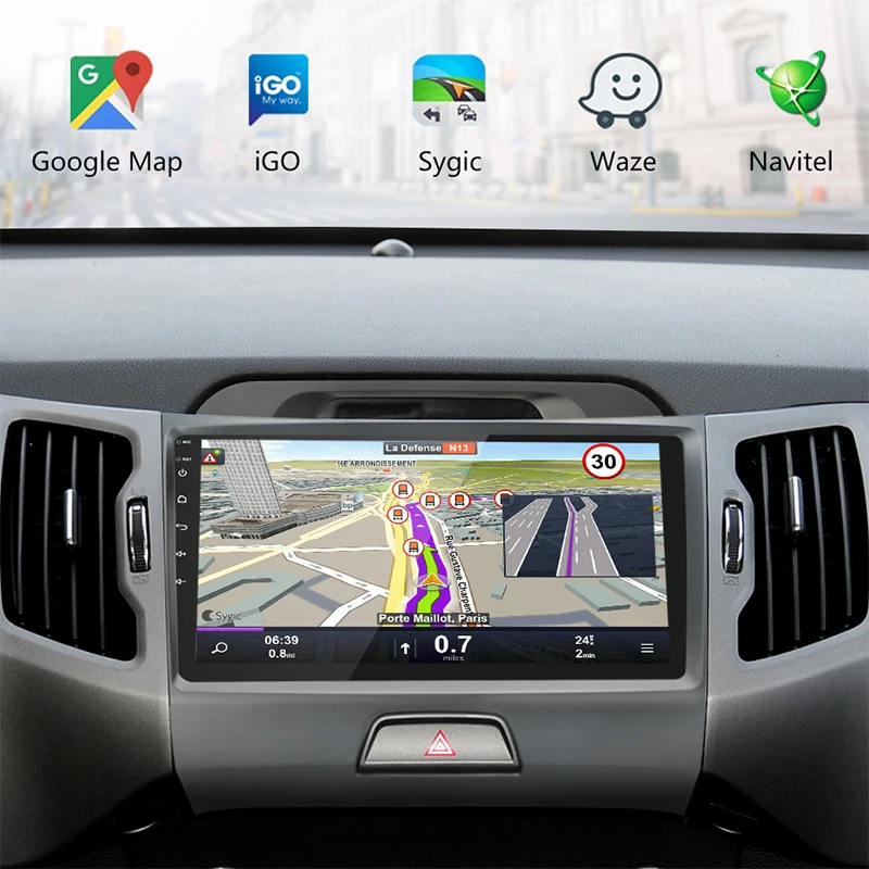 Jansite 9 &quotАвтомобильный Радио плеер для KIA Sportage 2010 2016 RDS Авторадио Android 2G + 32G