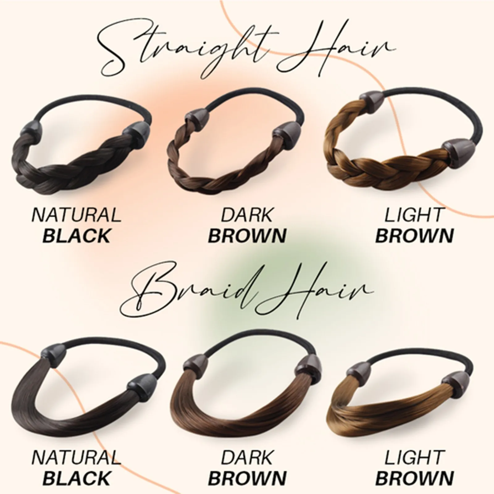 Акция Реалистичная распродажа парик держатель для конского хвоста аксессуар