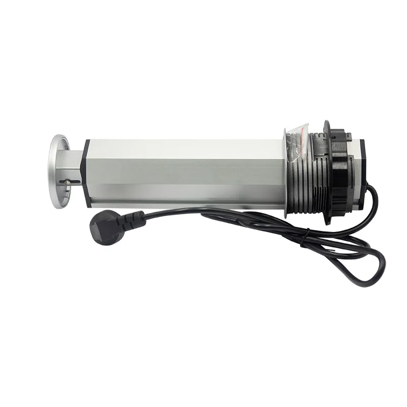 kitchen hidden desktop power socket retractable pop up outlets 3 hexagon israeli plugs 2 usb ports for phone home office free global shipping