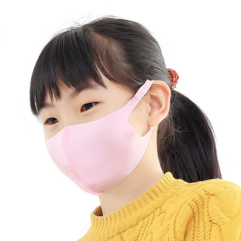 2 шт. детская маска для рта PM2.5 Пыленепроницаемая моющаяся дышащая лица