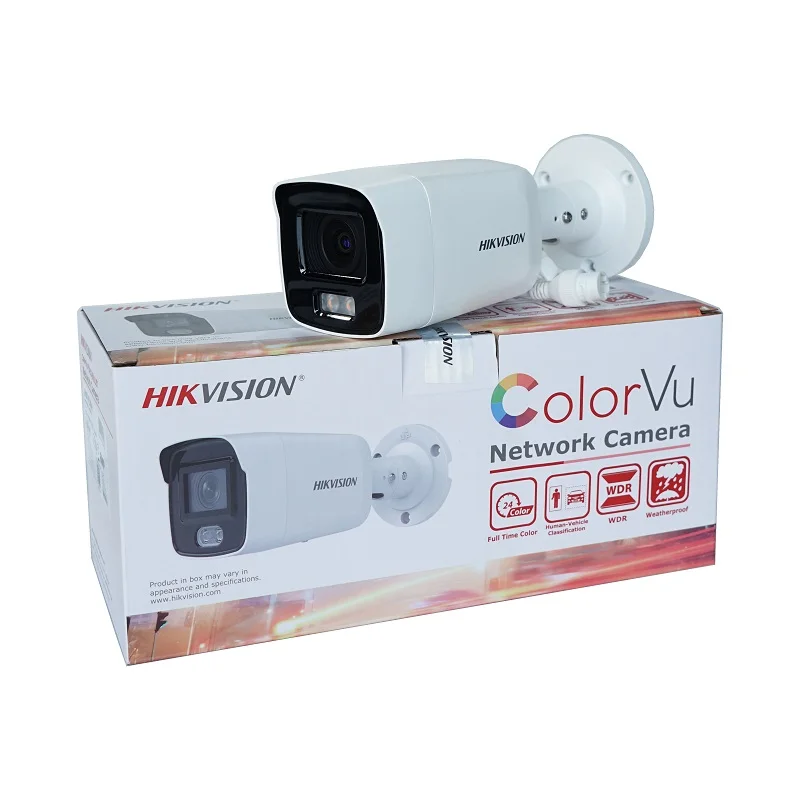 Hikvision DS-2CD2087G2-LU 4K 8MP CCTV IP-камера наблюдения цветная vu полноцветная фиксированная