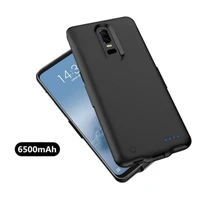 6500mah for oneplus 6 6 t external battery case shockproof smart charger case power bank fast charging power cover battry case