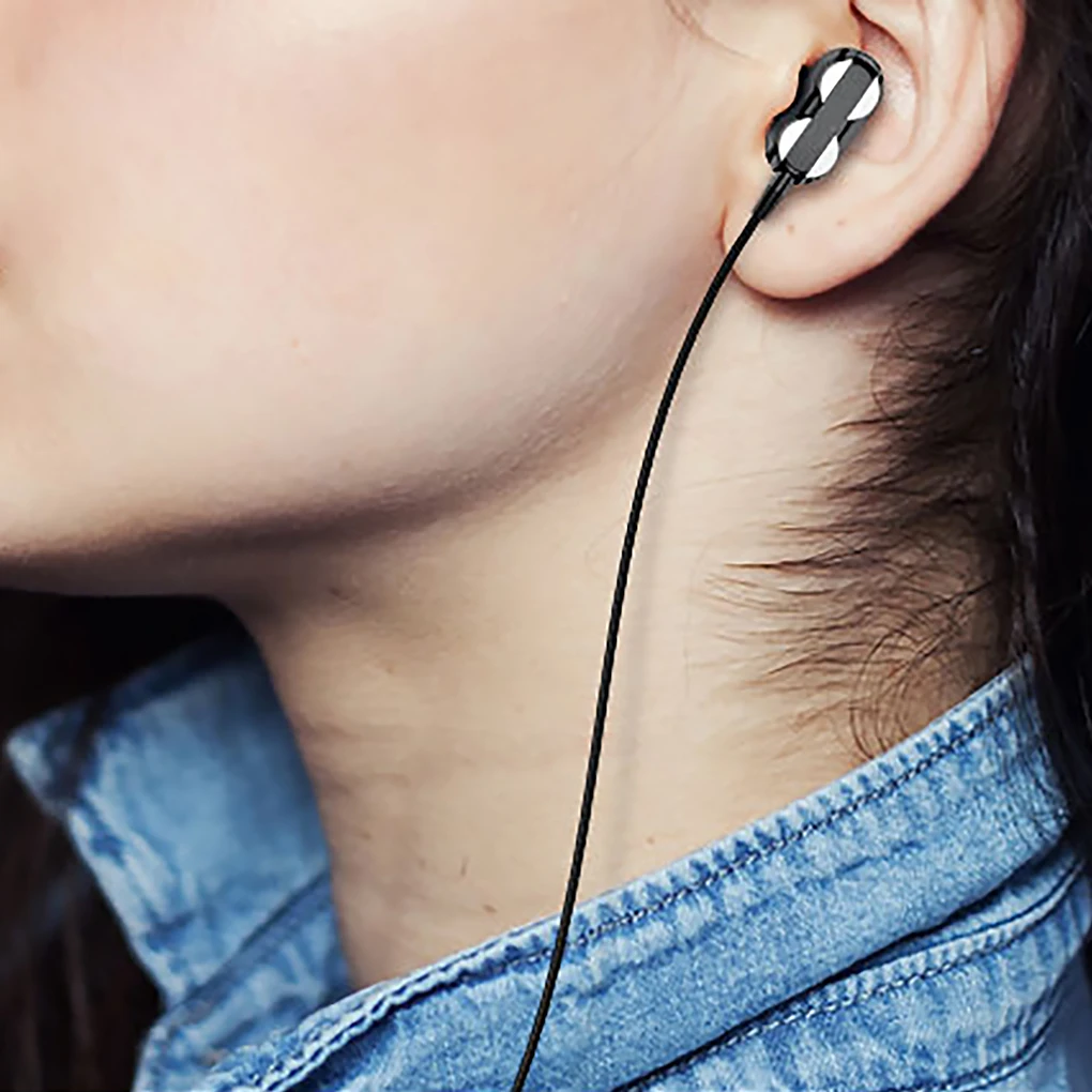 

Dual Drive 6D Stereo Wired Earphone Universal In-Ear Heavy Bass Stereo Wired Earphones Sports Gaming Headsets with Mic For Phone