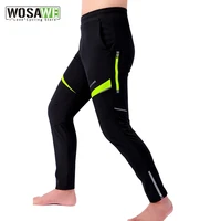 wosawe mens spring autumn cycling pants breathable quick dry mtb bike pant waterproof trousers elastic waist ropa ciclismo
