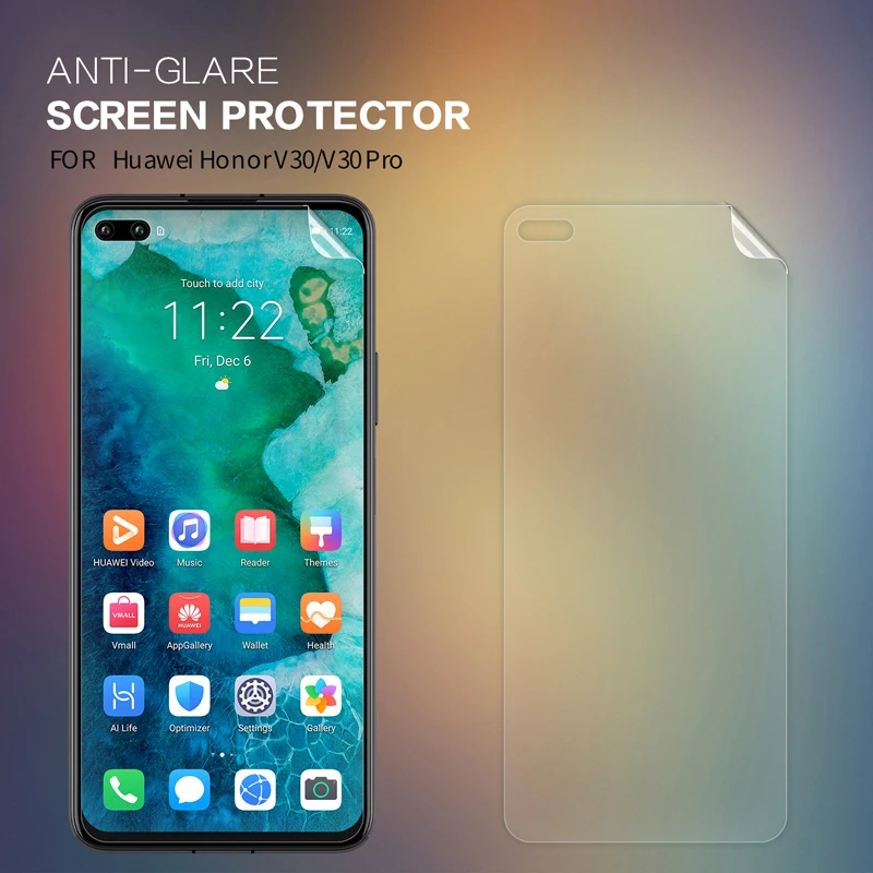 Защитная пленка NILLKIN с антибликовым покрытием для huawei Honor V30 V20 9X 8X Max P30 lite P20 Pro P10