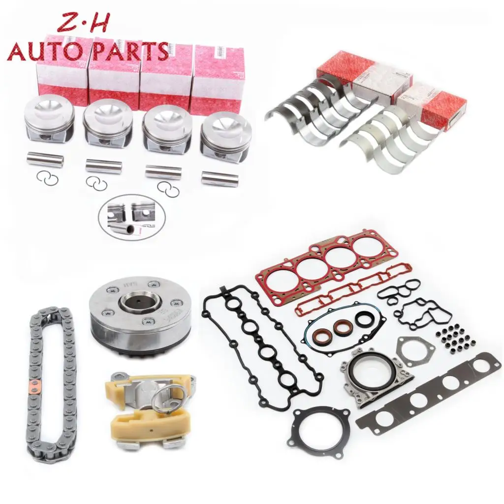 Новый комплект для ремонта поршневых колец двигателя 06B 105 561 B VW Golf Passat Jett Skoda Audi A3 A4