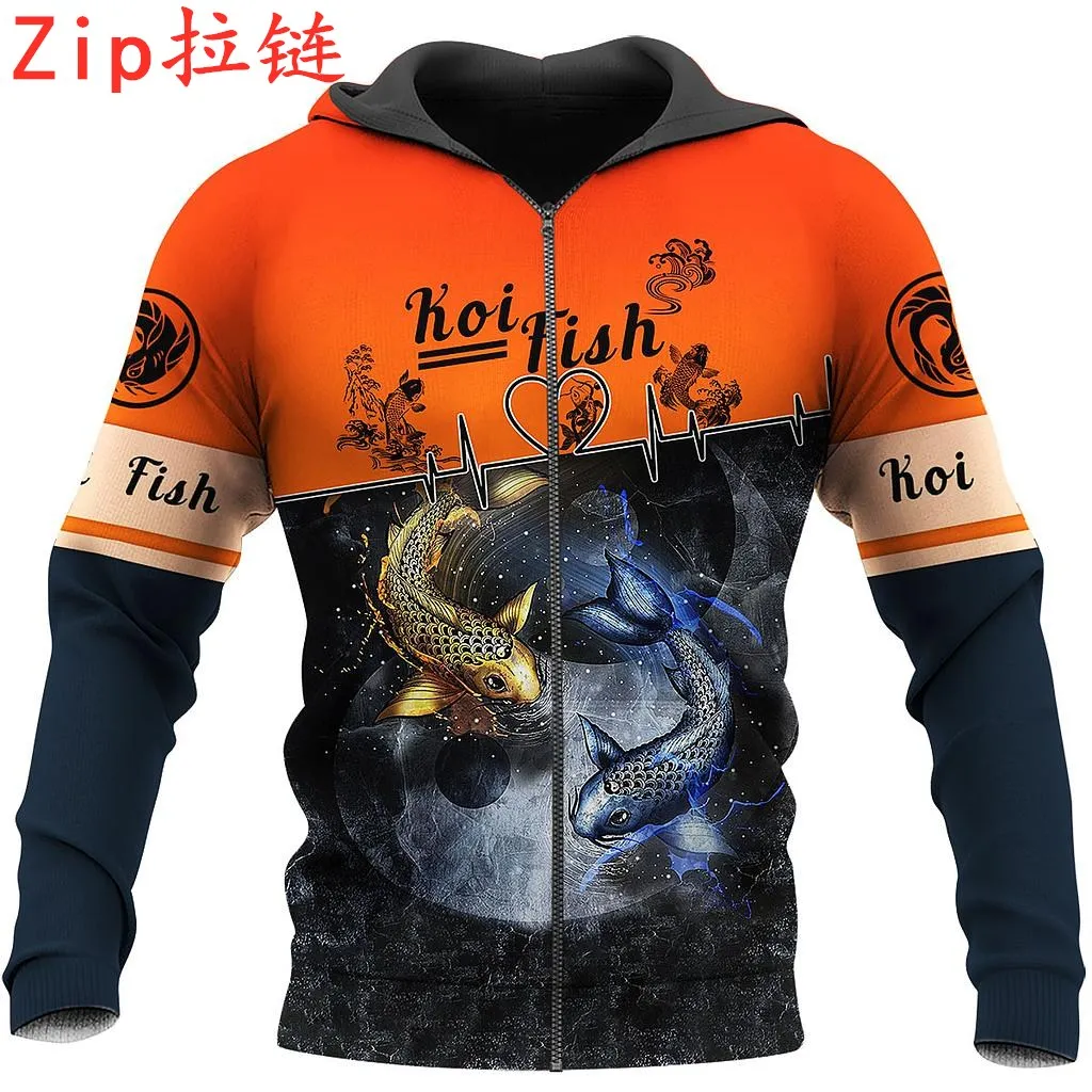 

Горячая 3D все по сравнению с рисунком в виде красивых кои толстовка с аппликацией рыбы; Модная обувь унисекс; Повседневная Толстовка в стиле...