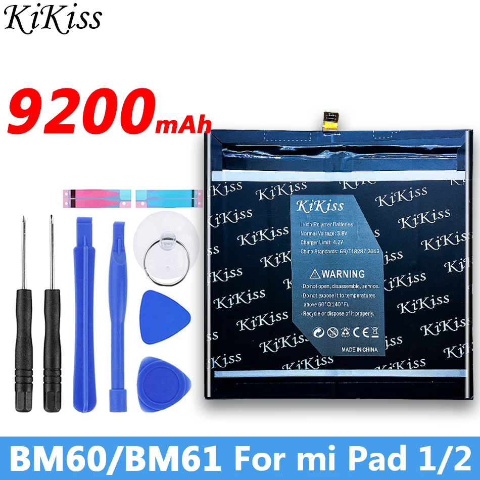 Аккумулятор для планшета Xiaomi BM60 BM61 9200 мАч Сменный аккумулятор Pad 1 Mipad A0101 2 Pad2 Mi