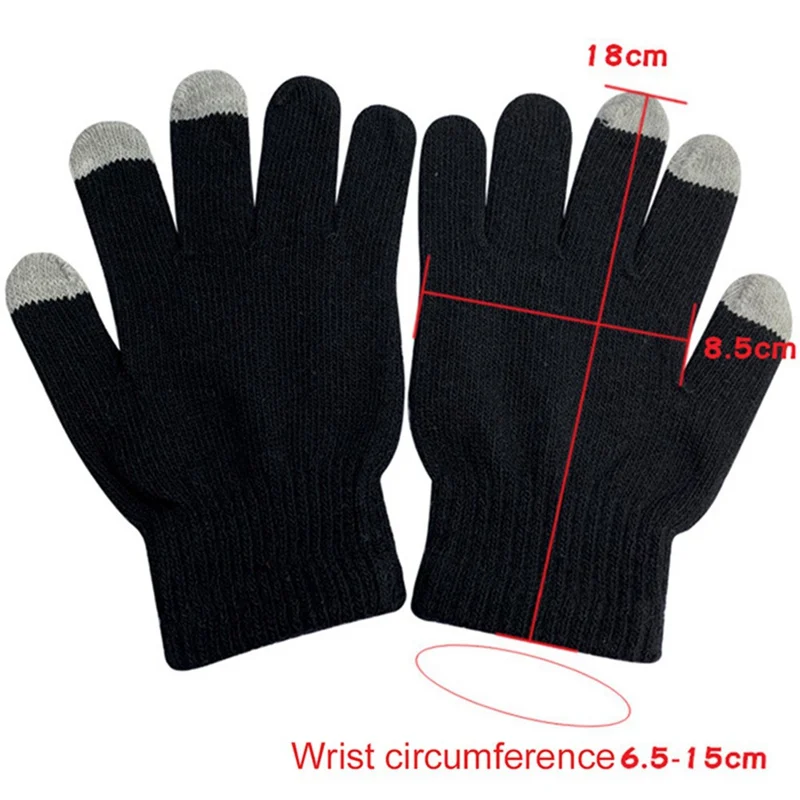 

Anime My Hero College Unisex Winter Warm Knit Gloves Hand Warmer For Touch Screen Smart Phone Female Gloves New Gloves