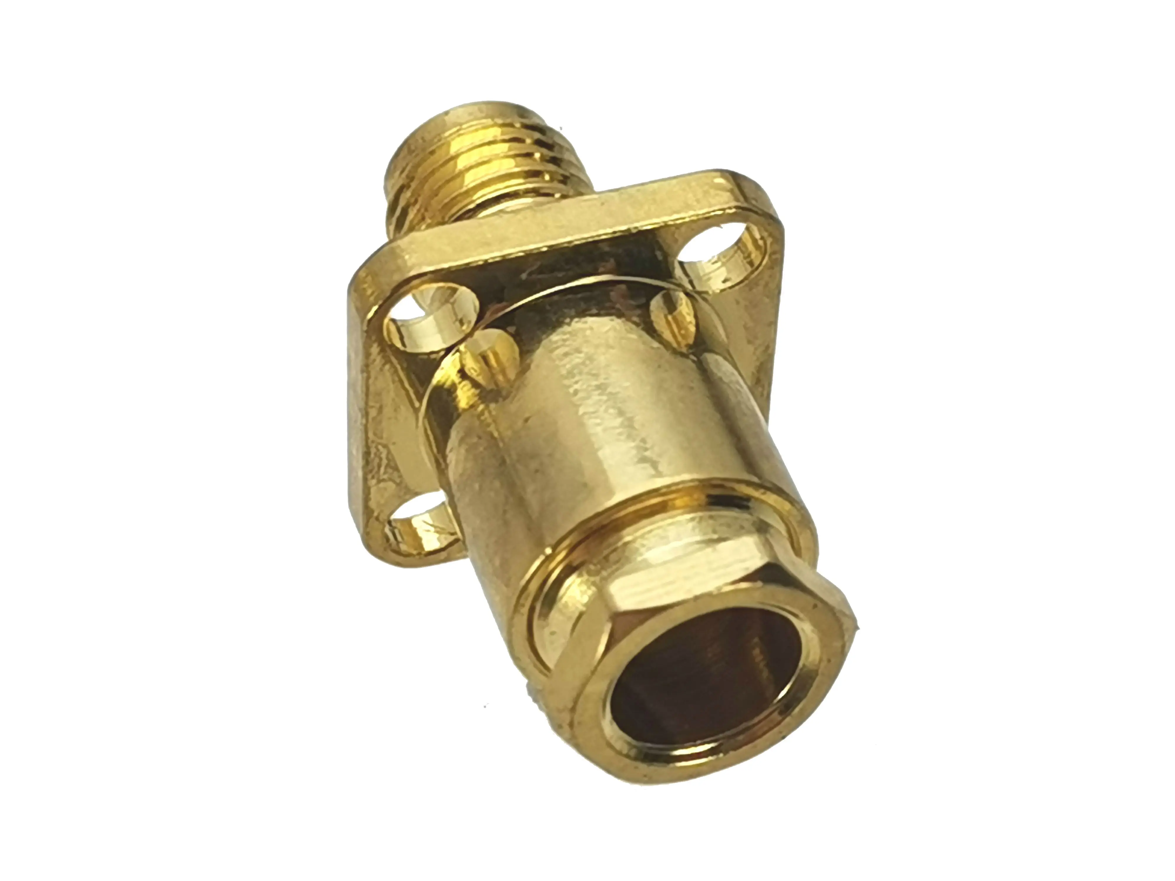 1 шт. разъем SMA Female jack 4 отверстия фланцевый зажим RG58 RG142 LMR195 RG400 кабель RF адаптер